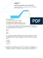 Lista de Exercícios Teorema de Bernoulli