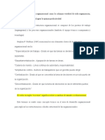 Entender La Estructura Organizacional Como La Columna Vertebral de Toda Organización