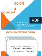 Correccion Manual Evalua Ejemplo Evalua 5 y 0 PDF