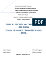 SEM 5. Tema 5 y 6 AFECCIONES TRAUMÁTICAS Y NO TRAUMÁTICAS DEL SOMA