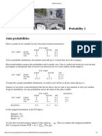 Probability 2 Joint Probabilities: y y P (X X) P (X,) y