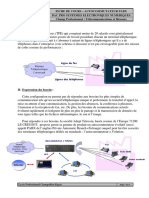 Fiche de Cours - Autocommutateur PABX