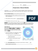 Student Exploration: Element Builder: Element Builder Gizmo Shows An Atom With A Single