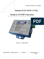 Operation Manual of EX-9133C-2 - PoE - Ver.1.0.1 - 20161014 - Final