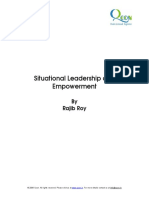 Situational Leadership and Empowerment: by Rajib Roy