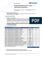 Proceso de Selección Cas #315 - 2020 Gestor Multifuncional