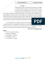 Devoir de Synthèse N°1 - Français - 3ème Economie & Services (2013-2014) Mme CH - Saloua PDF