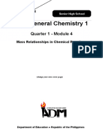 GeneralChemistry1 - Q1 - Mod4 - Mass Rel in Chem RXN - Version1