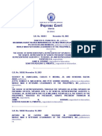 Francisco v. The House of Representatives, 415 SCRA 44 (2003)