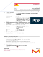 Safety Data Sheet: 3 - (Ethylenediamino) Propyl-Functionalized Silica Gel