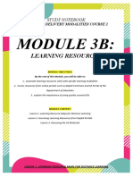 Module 3B Study Notebook