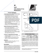 Linkswitch-Lp: Energy Effi Cient Off-Line Switcher Ic For Linear Transformer Replacement