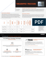 3Rd Gen Amd Ryzen Threadripper Processors: Quick Reference Guide