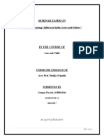 Seminar Paper On: " HIV/AIDS Among Children in India: Issues and Policies "