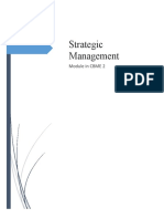 Strategic Management: Module in CBME 2