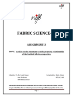 Fabric Science-Ii: Assignment-3