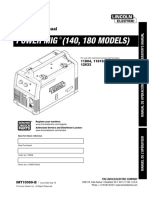 Power Mig (140, 180 MODELS) : Operator's Manual