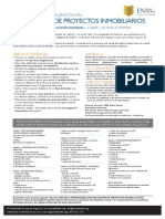 Evaluacion de Proyectos Inmobiliarios Avanzado EN REAL ESTATE