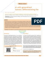 Young Patient With Generalized Lymphangiomatosis: Differentiating The Differential