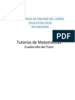 Cuadernillo de Tutorias de Matematicas (Tutor) 1 PDF