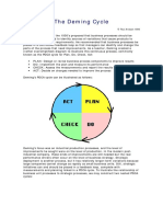 The Deming Cycle