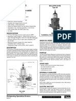 Hot Gas Bypass Regulator: Types A9, A9E, A9S and A9SE