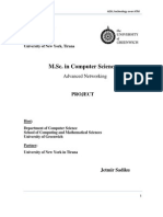 M.Sc. in Computer Science: Advanced Networking