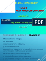 3 Aditivos para Exponer en Clase - Ing. Rafael Cachay PDF