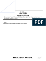 Instruction Manual: SD16 Series Digital Indicator