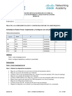 P2 Implementar Una Red Pequena