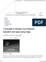 Examples To Manage Linux Password Expiration PDF