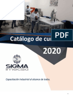 Catalogo de Cursos Sigma Imecsa 2020