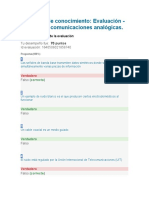 Evaluación - Sistema de Comunicaciones Analogicas