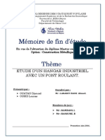 Etude D'un Hangar Industriel Avec Pont Roulant PDF