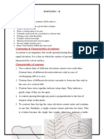 Civil 4 Sem.: Contouring & Characteristics of Contours