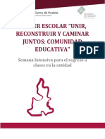 Anexo 5. Taller Escolar - Unir, Reconstruir y Caminar Juntos - Comunidad Educativa