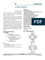 Single Synchronous Buck Controller: RT8209L/M