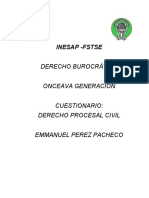 Derecho Procesal Civil