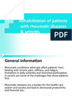 Rehabilitation of Patients With Rheumatic Diseases & Arthritis