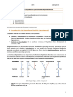 Tema 7. Hipofuncion Hipofisaria y Sindromes Hipotalámicos