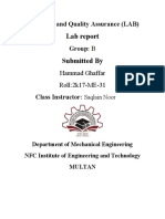 Metrology and Quality Assurance