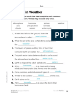 Grade 3 Science Weather Practice Answers