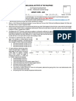 4.) RCD - Midterm Library Work Quiz - Concept and Solutions (1-Way Slab)