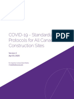 COVID-19 - Standardized Protocols For All Canadian Construction Sites