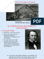 Establecimiento de La Iglesia Adventista