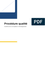 Procédure Contrôle de La Conception & Développement