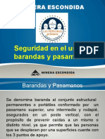 Uso de Barandas y Pasamanos