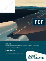 User Manual: Reliance Elevated Approach Centerline, Crossbar, Siderow, Threshold, Wingbar, End and Stopbar