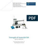 Strength of Materials Lab 4