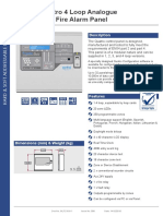 Premier Quatro 4 Loop Analogue Addressable Fire Alarm Panel: Description